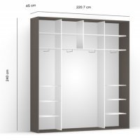 DRESSING LEX 221-240-45 C GRI/CZP/O